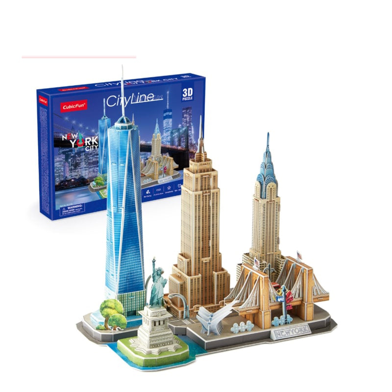 3D puzzle children's toy: New York City PUZZLES MC255H