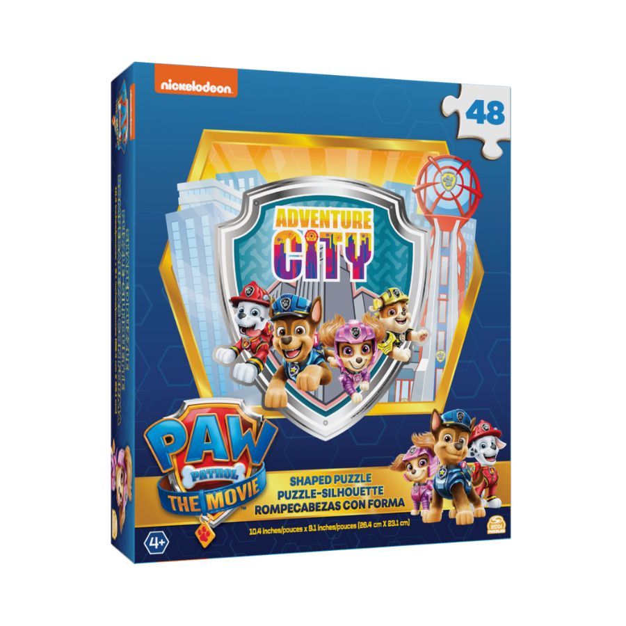 Bộ xếp hình 48 miếng theo shape - Paw Patrol SPIN GAMES 20140869