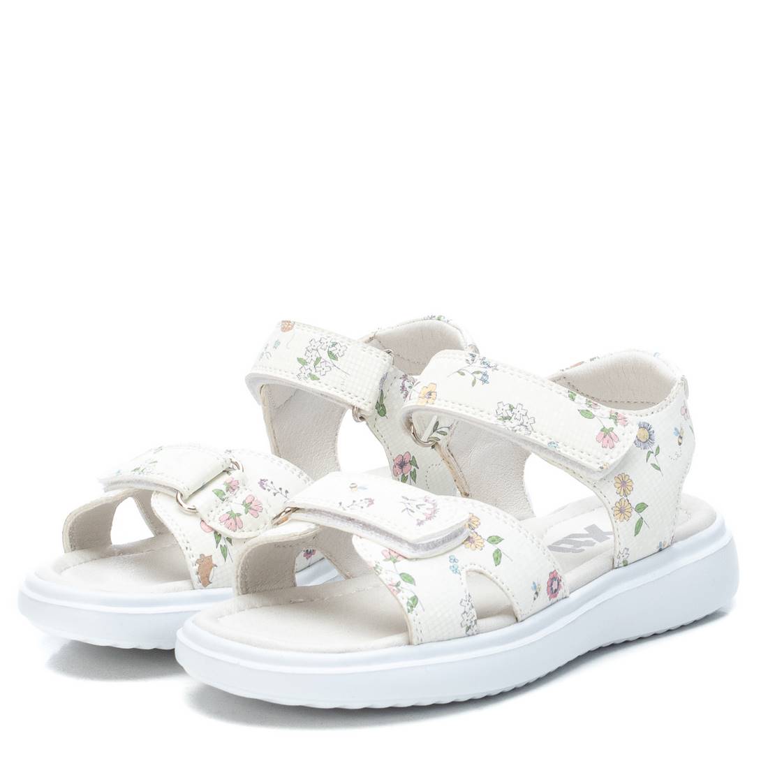 Giày Sandals Kids Pu Floral Trắng Xti Kids 057974