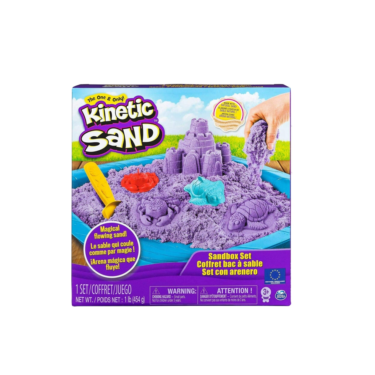 Bộ cát, dụng cụ và khay chơi cát KINETIC SAND 6024397