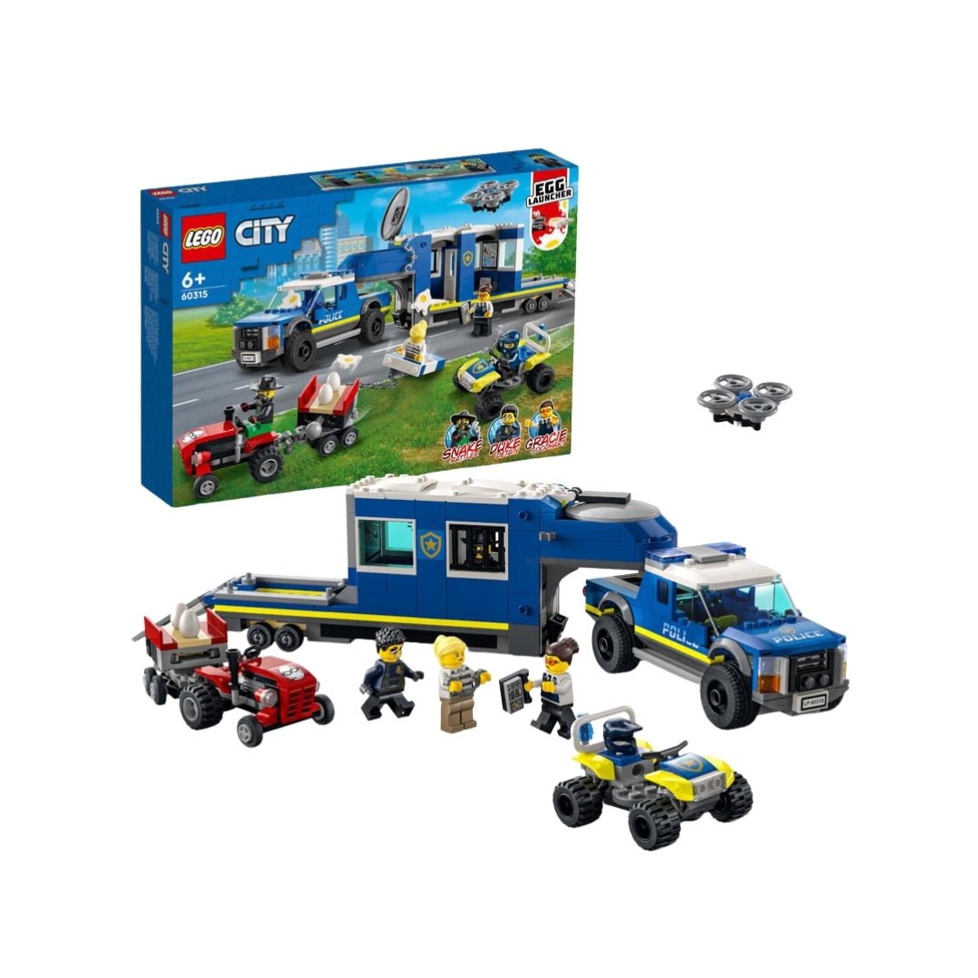 Đồ Chơi Lắp Ráp Trạm Cảnh Sát Lưu Động LEGO CITY 60315