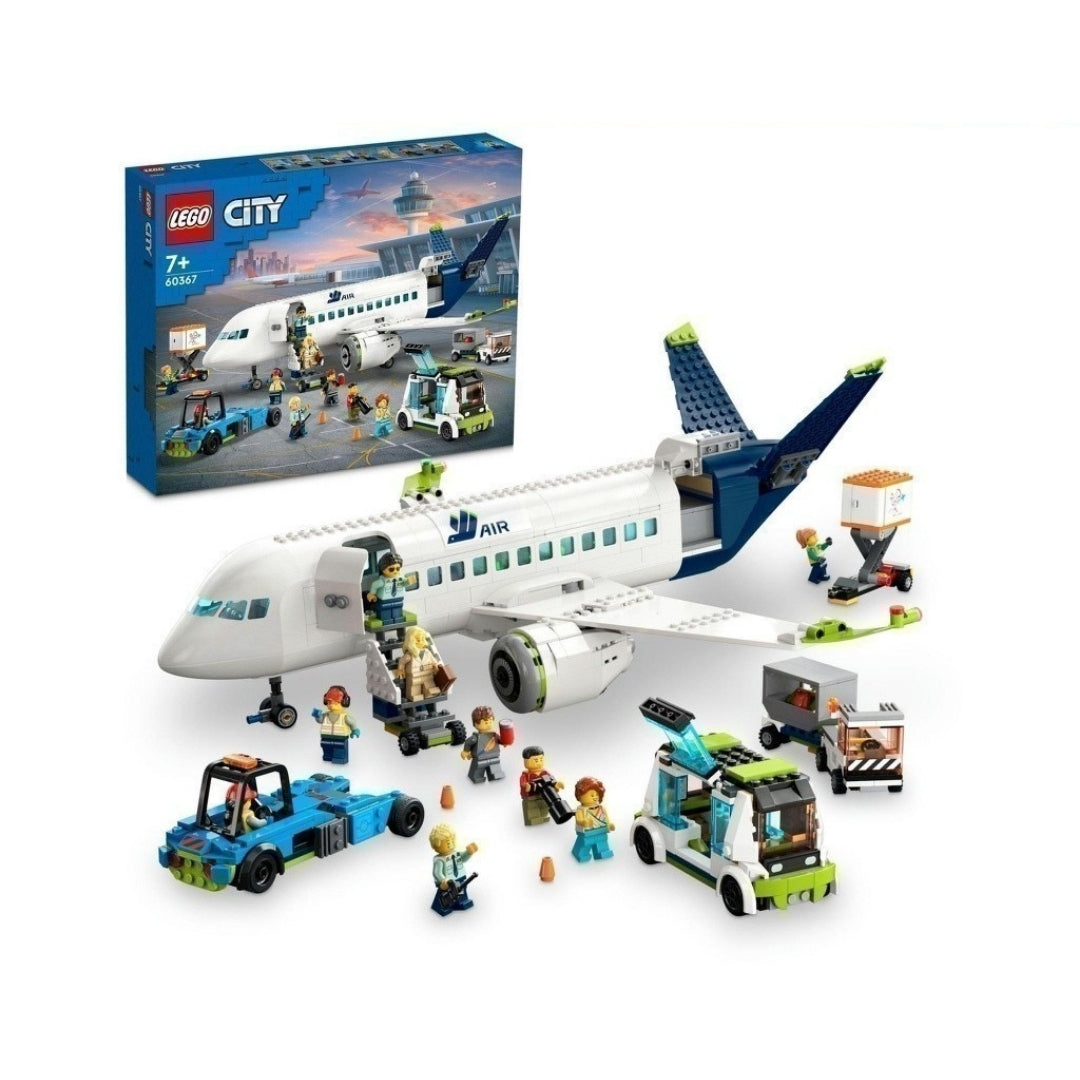 LEGO CITY 60367 passenger plane assembly toy