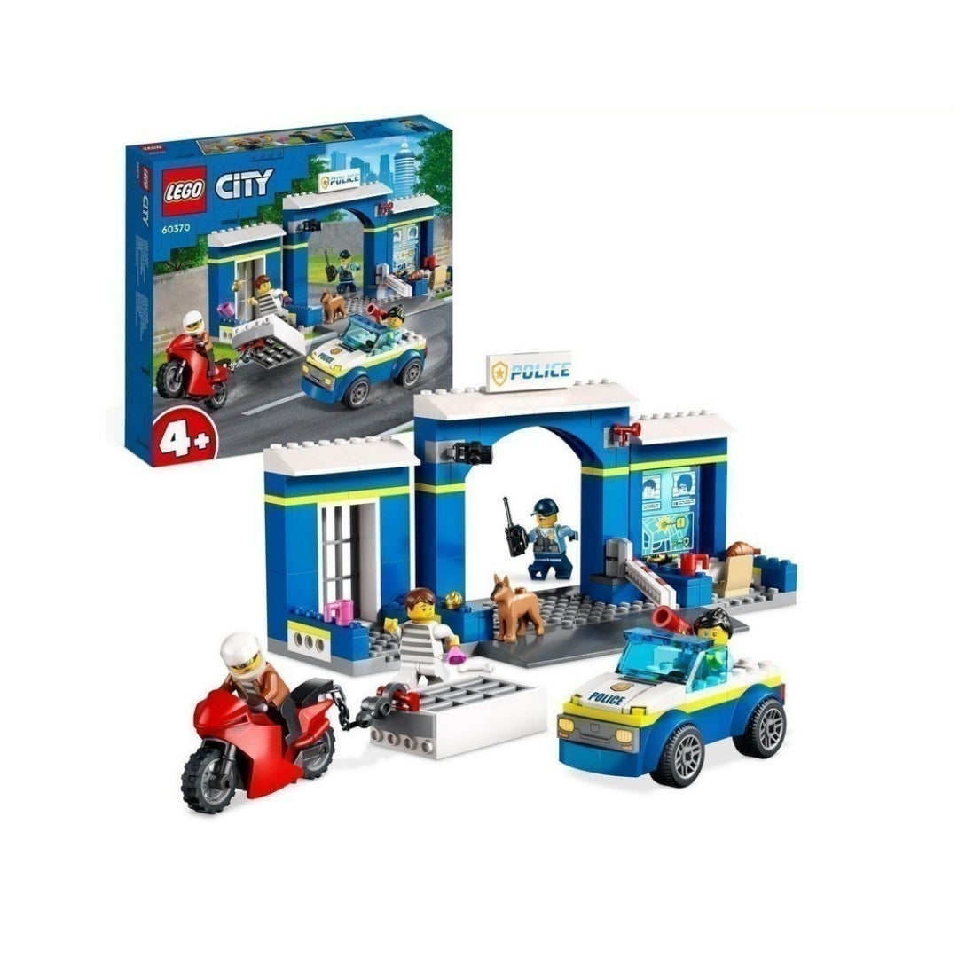 Đồ Chơi Lắp Ráp Trạm Cảnh Sát Truy Bắt Tội Phạm LEGO CITY 60370