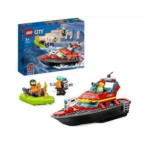 Đồ Chơi Lắp Ráp Tàu Thủy Cứu Hỏa LEGO CITY 60373