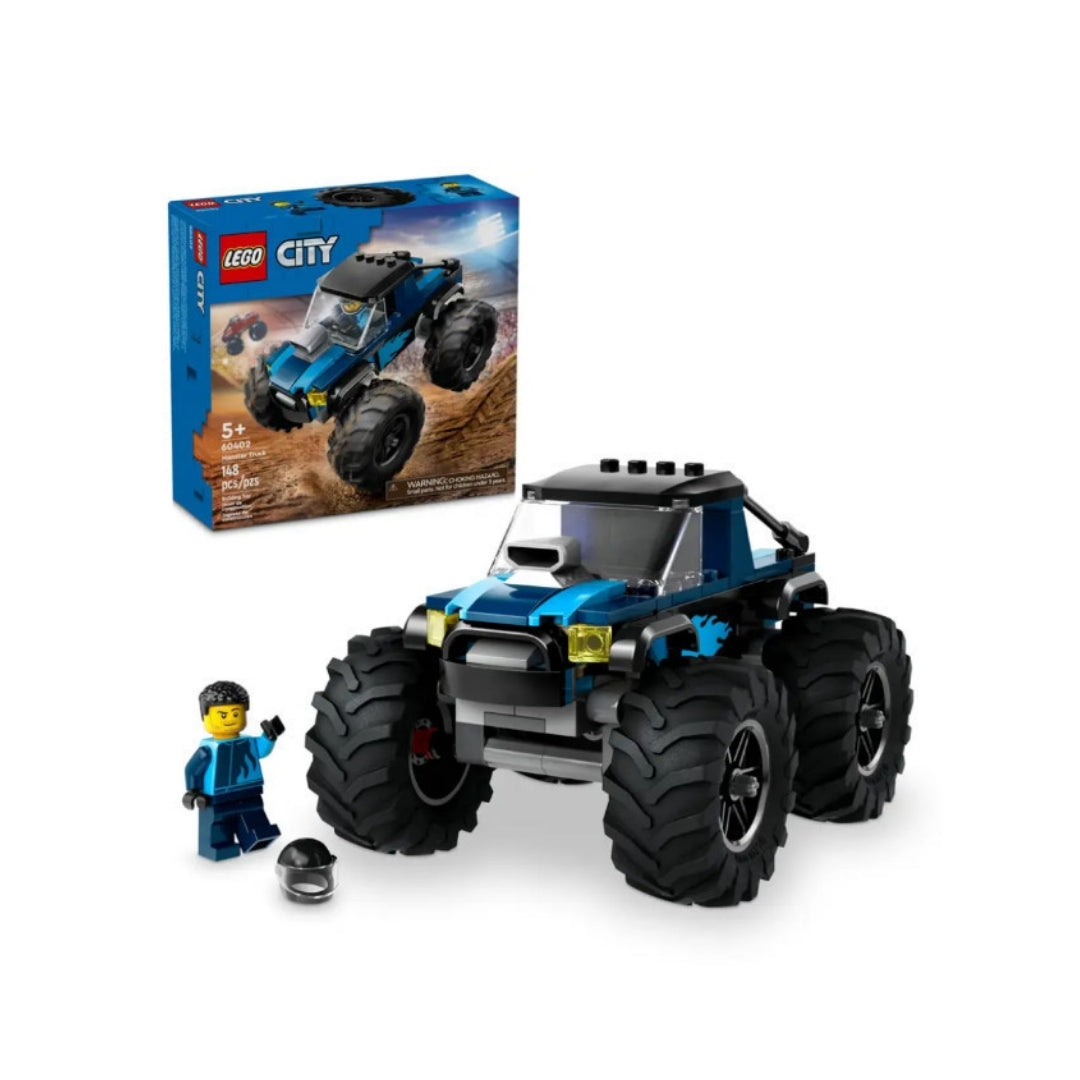 Đồ chơi lắp ráp Chiến xe Monster xanh dương LEGO CITY 60402