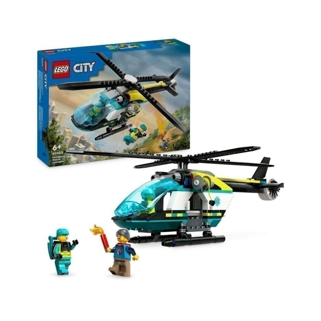 Đồ chơi lắp ráp Trực thăng cấp cứu chuyên dụng LEGO CITY 60405