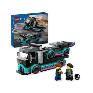 Đồ chơi lắp ráp Xe tải vận chuyển xe đua LEGO CITY 60406