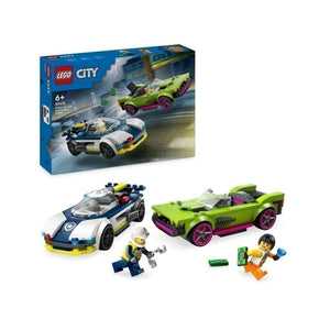 Đồ chơi lắp ráp Xe cảnh sát truy đuổi tội phạm LEGO CITY 60415