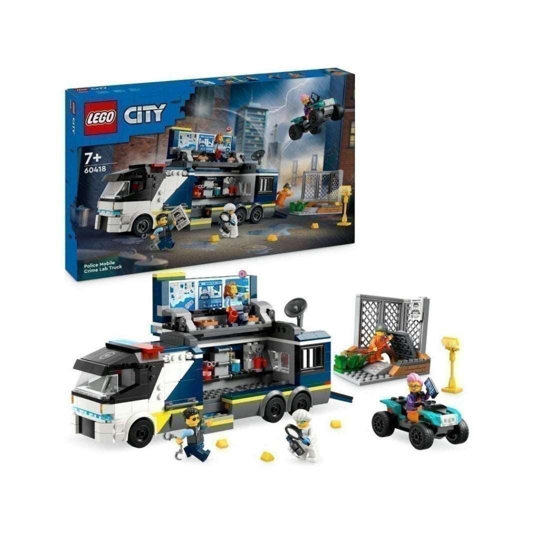 Đồ chơi lắp ráp Xe tải cảnh sát vận chuyển tội phạm LEGO CITY 60418