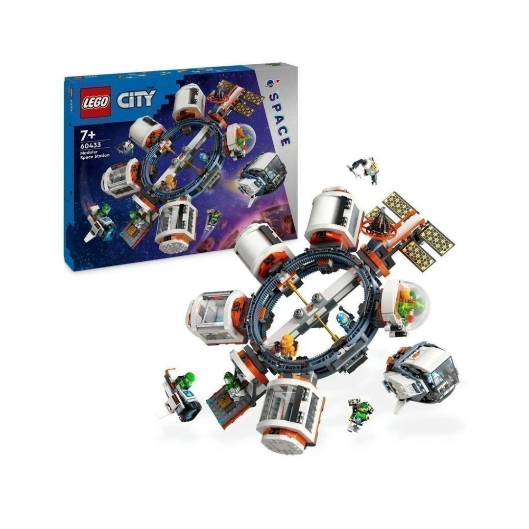 LEGO CITY 60433 multi-modular space station assembly toy