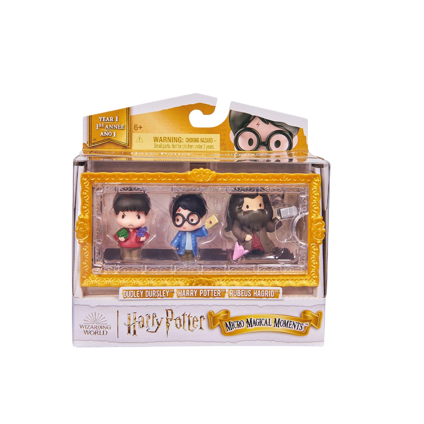 Harry, Dudley &amp; Hagrid character trio WIZARDING WORLD 6067402