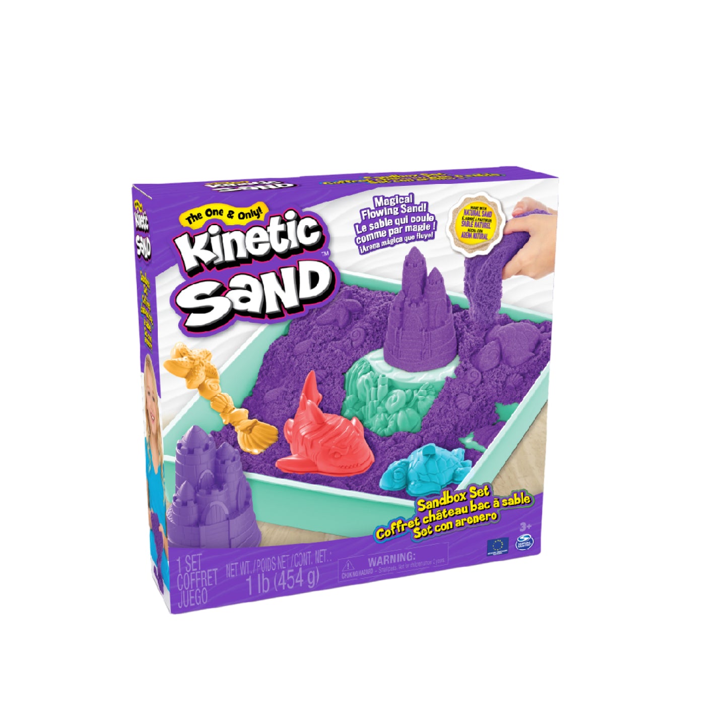 Bộ cát, dụng cụ và khay chơi cát KINETIC SAND 6067800