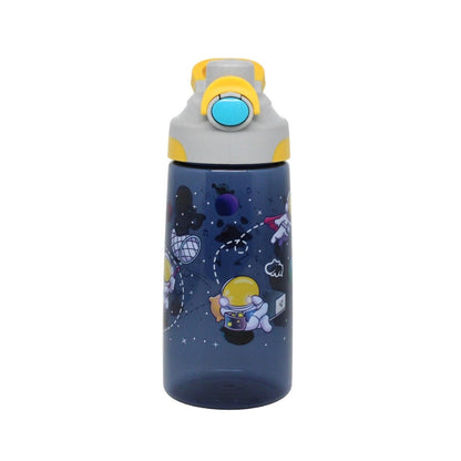 TRITAN Space Adventure Water Bottle Navy Blue CLEVERHIPPO WB02