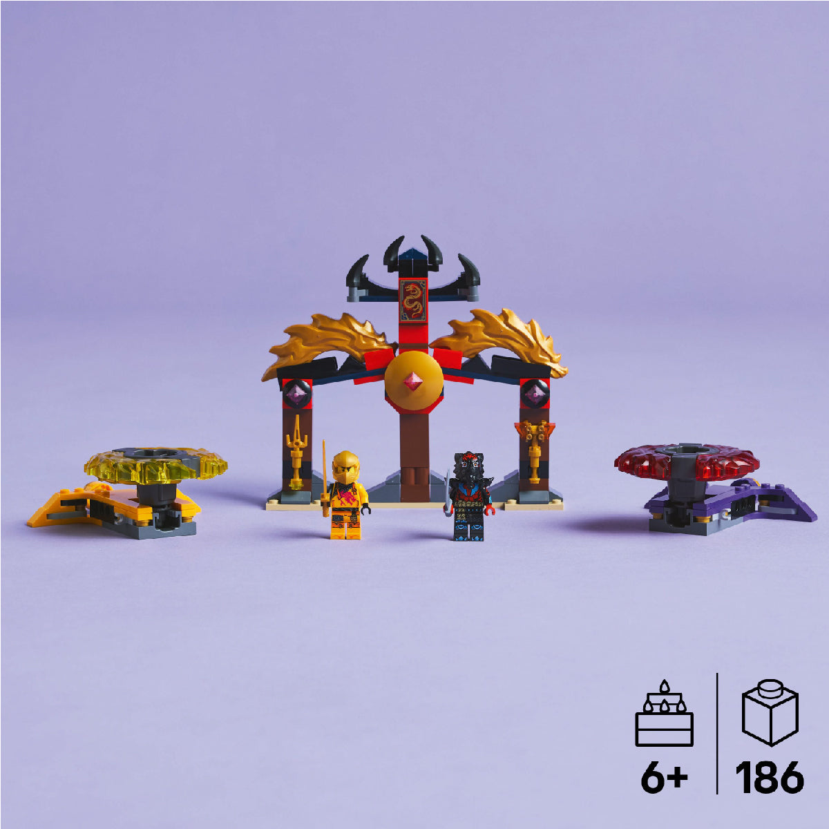 Đồ chơi lắp ráp con quay Arin và phe ác LEGO NINJAGO 71826