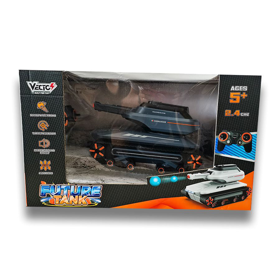 Remote-controlled futuristic tank toy (Black) VECTO VT6615A