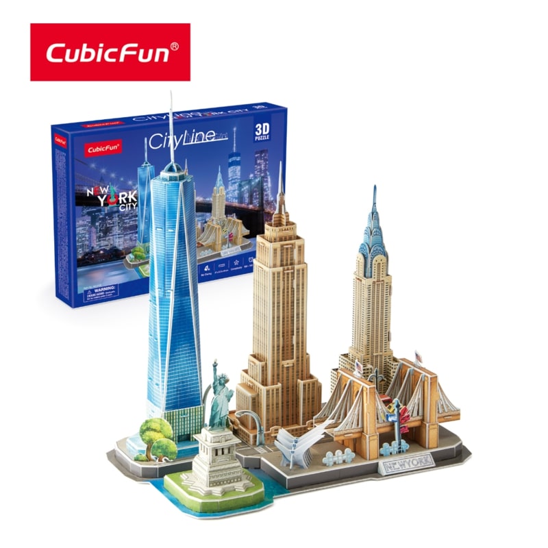 3D puzzle children's toy: New York City PUZZLES MC255H