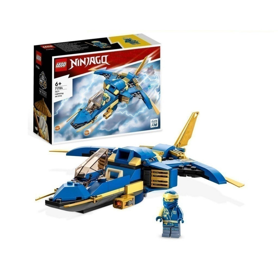 Đồ Chơi Lắp Ráp Phi Cơ Sấm Sét Tiến Hóa Của Jay LEGO NINJAGO 71784