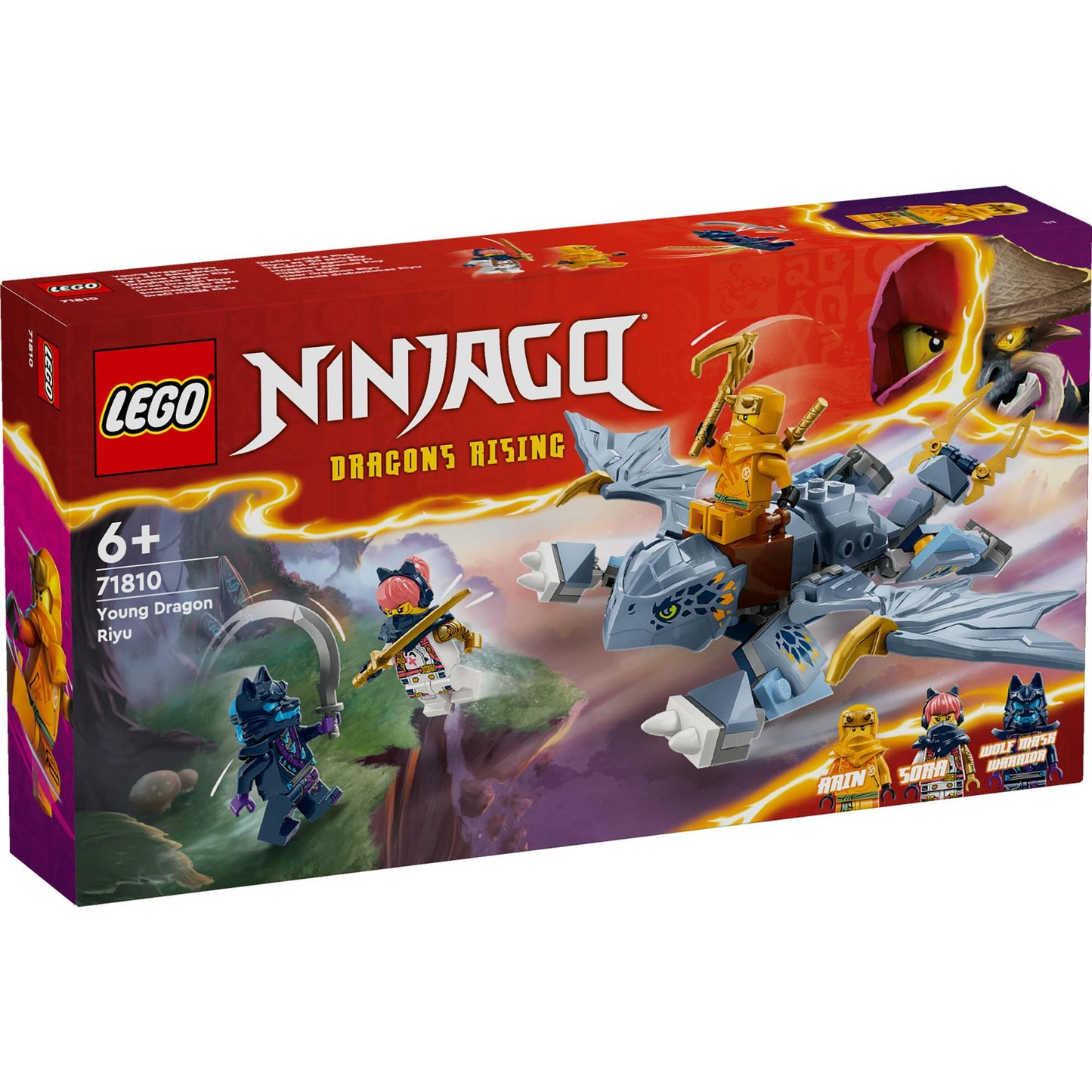 Đồ Chơi Lắp Ráp Rồng Con Riyu LEGO NINJAGO 71810 (132 chi tiết)