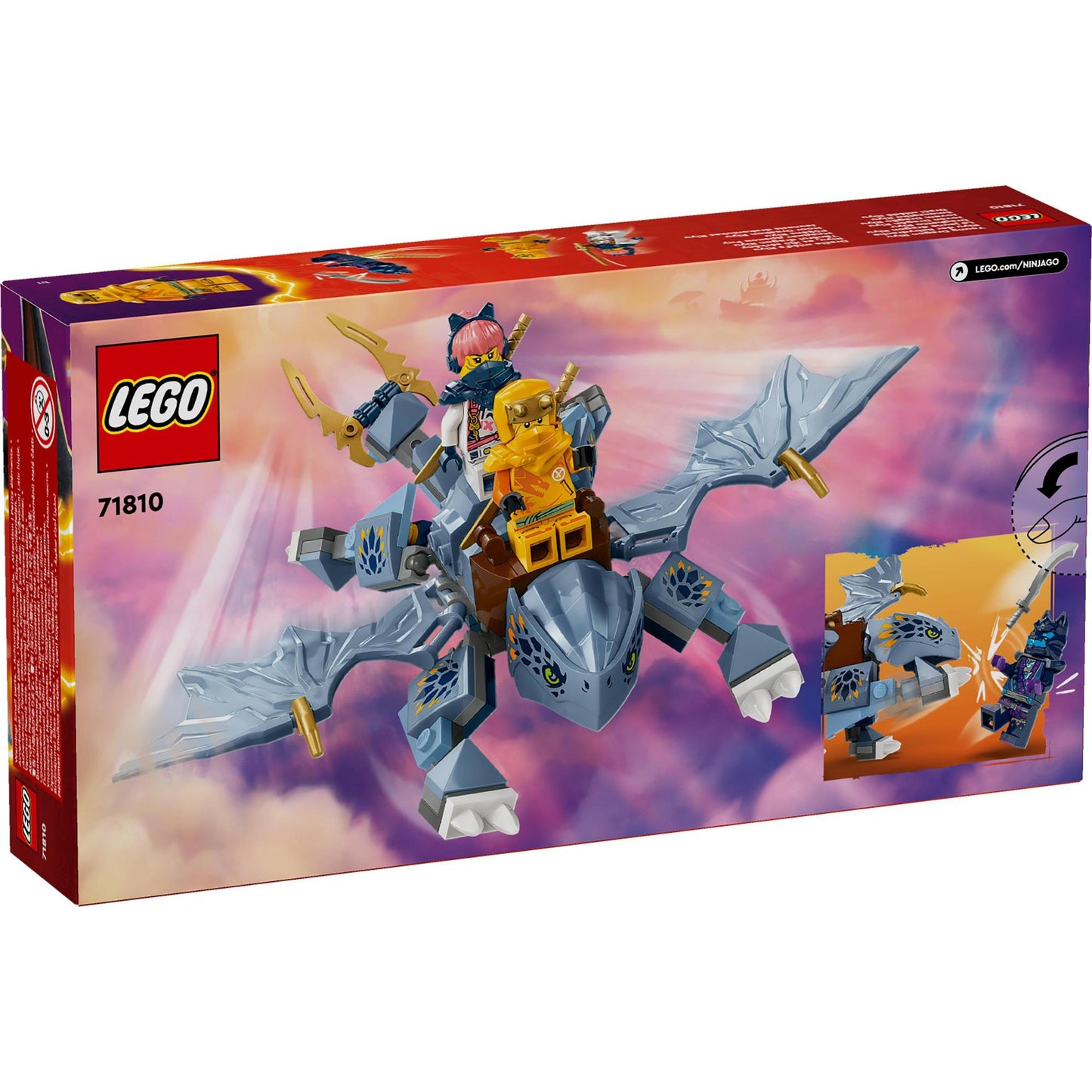 Đồ Chơi Lắp Ráp Rồng Con Riyu LEGO NINJAGO 71810 (132 chi tiết)