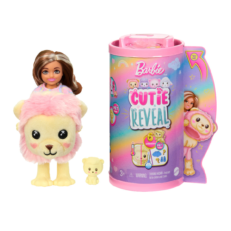 Búp bê Chelsea Cutie Reveal - Baby Lion BARBIE HKR17