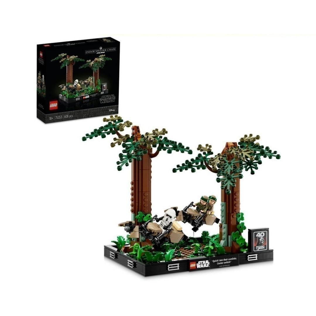 Đồ Chơi Lắp Ráp Cuộc Truy Đuổi Trong Khu Rừng Endor Lego Star Wars 75353