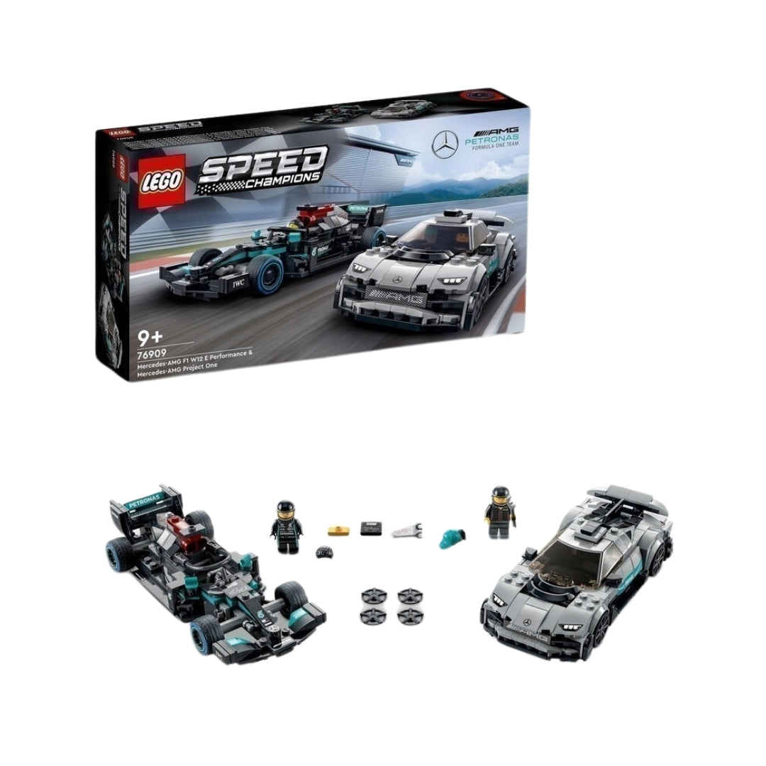 Đồ Chơi Lắp Ráp Siêu Xe Mercedes-Amg F1 W12 E Performance & Mercedes-Amg Pro LEGO SPEED CHAMPIONS 76909