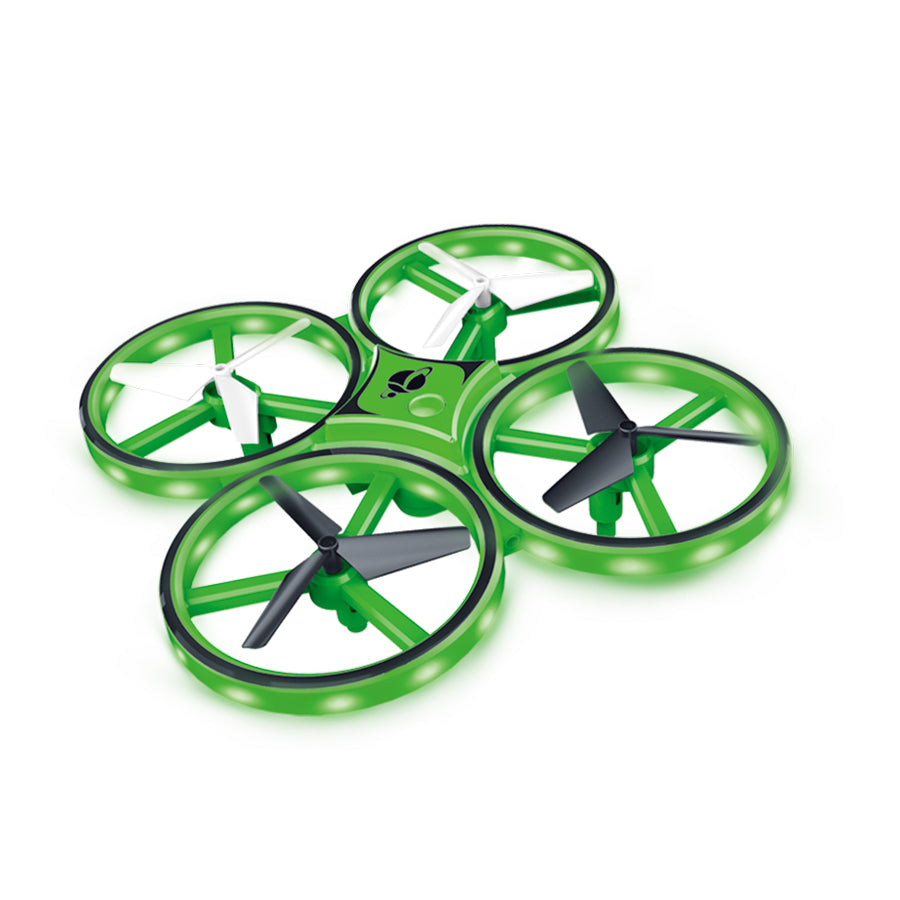 Dazzling Drone toy controlled by watch (Green) VECTO VT010B