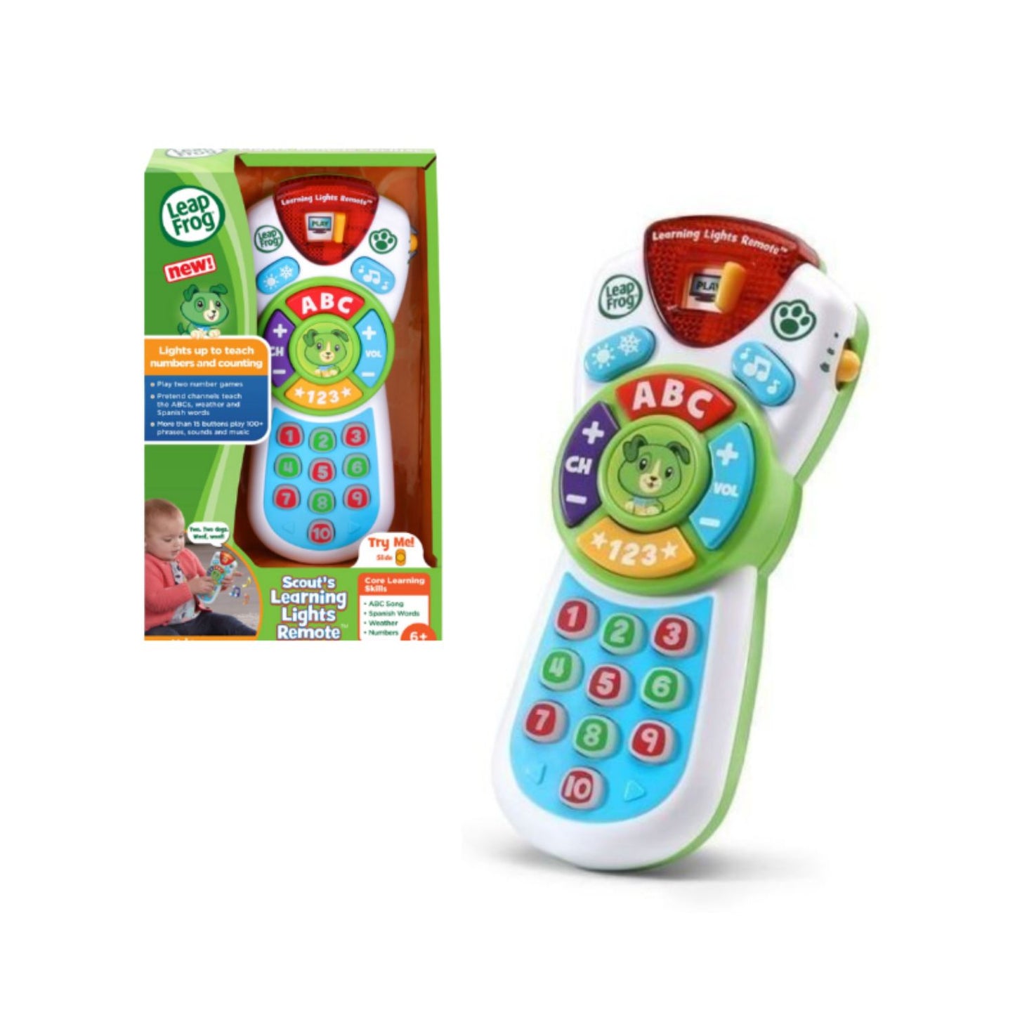 Learn letters, numbers and geometry using the Scout LEAPFROG 80-606200