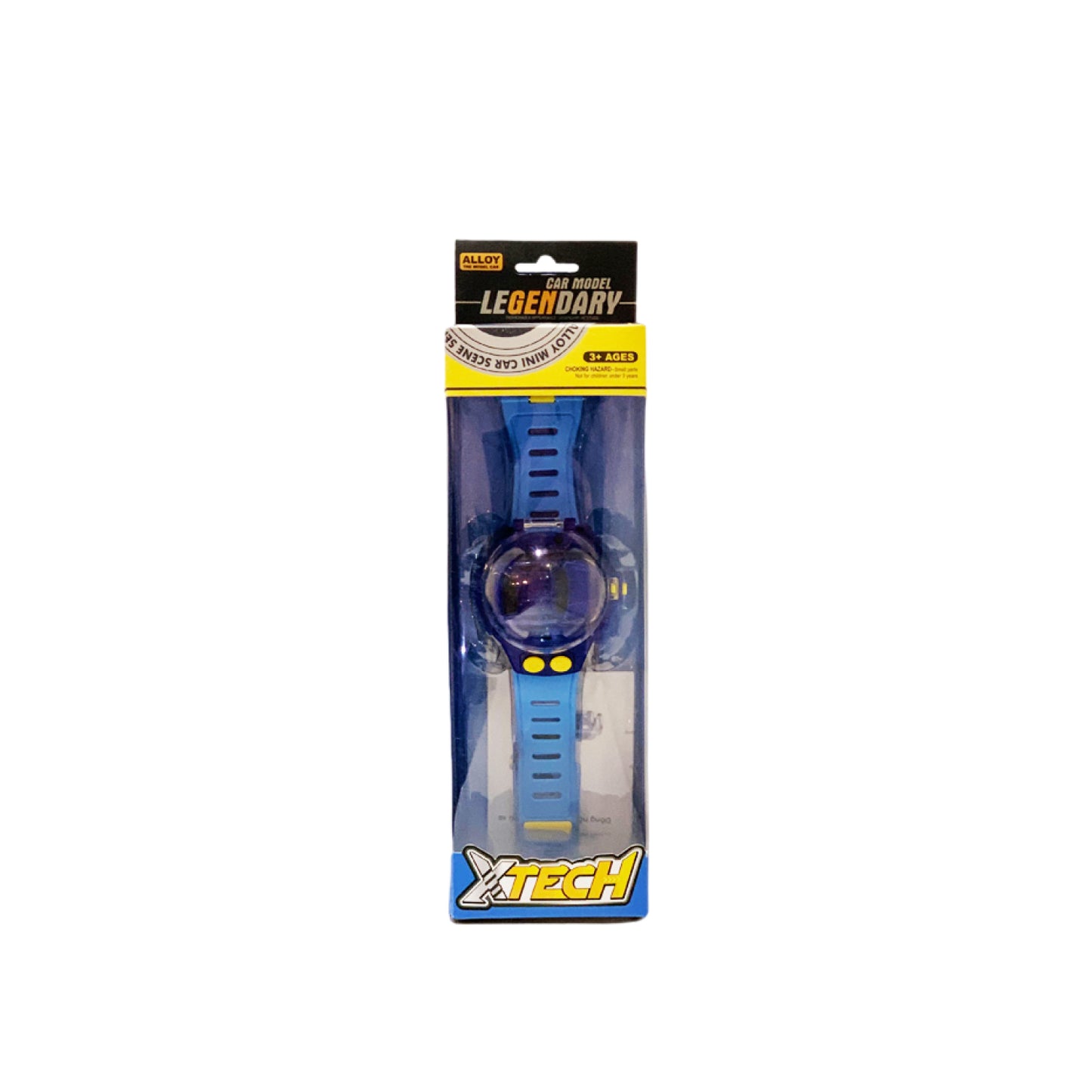 Super speed mini car dashboard clock_Blue XTECH 8680-3