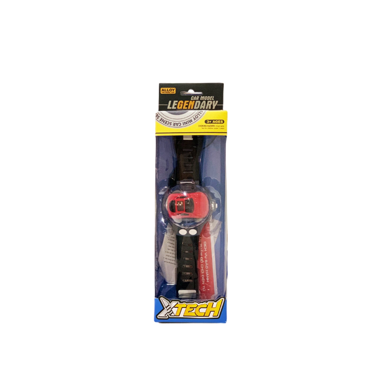 Super speed mini car dashboard clock_Red XTECH 8680-4