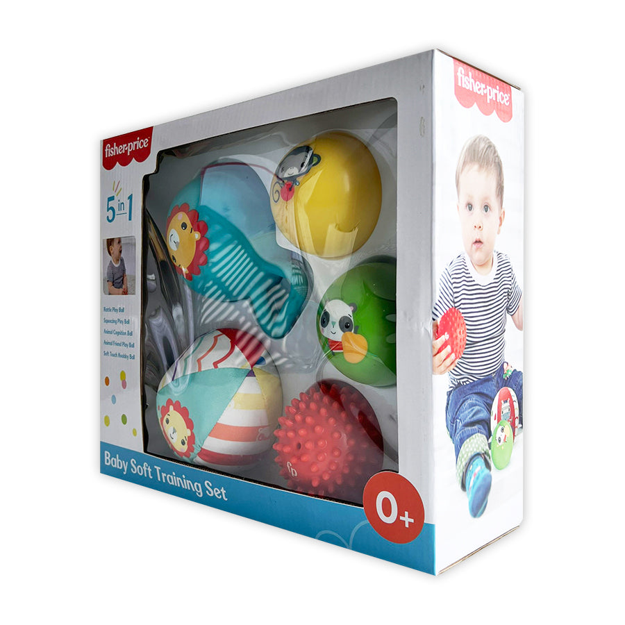 FISHER-PRICE F0906 5-piece soft ball toy set for children