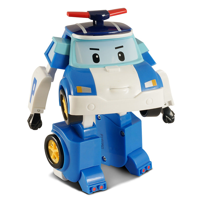 Robot biến hình xe cảnh sát Poli có chạy trớn & ánh sáng ROBOCAR POLI 83094