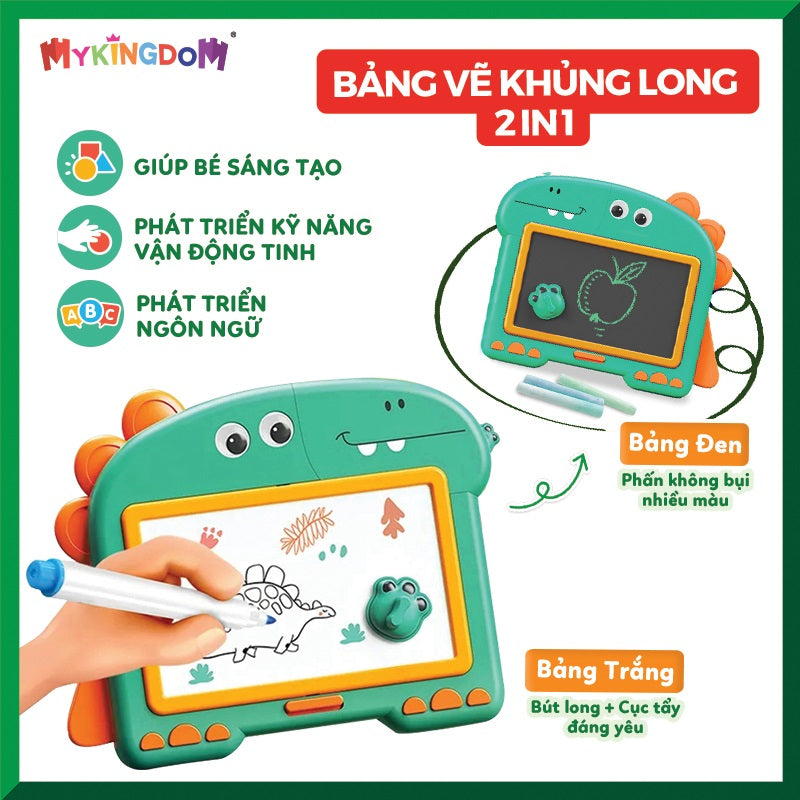 Đồ chơi trẻ em: Bảng vẽ khủng long MT587741 Xanh. GROWN UP MT587741