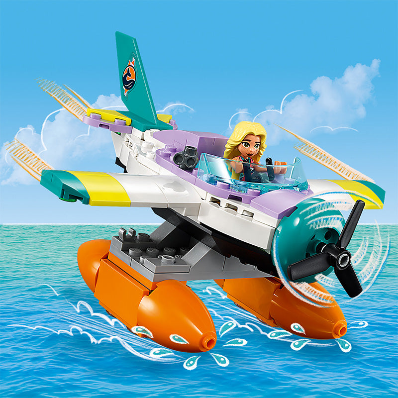 Đồ chơi lắp ráp Máy bay giải cứu sinh vật biển LEGO FRIENDS 41752