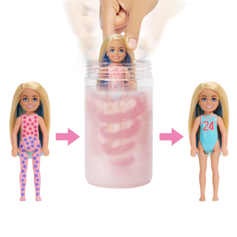 Color Changing Chelsea Doll - Sporty BARBIE Fashion Version HKT85