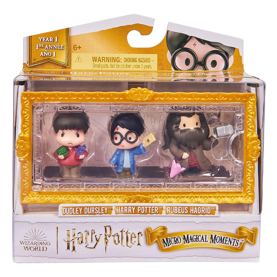 Harry, Dudley &amp; Hagrid character trio WIZARDING WORLD 6067402