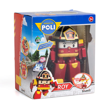 Robot biến hình xe cứu hộ Roy có ánh sáng ROBOCAR POLI 83093
