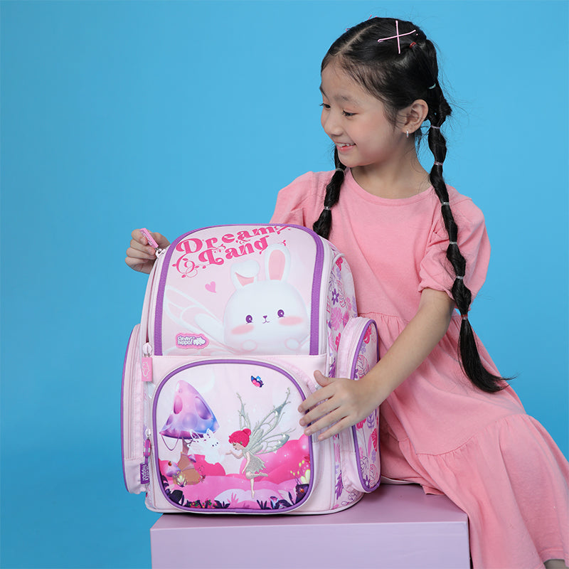 Fancy Fairy Forest Pink Backpack CLEVERHIPPO BF1224