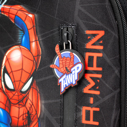 Black Spider-Man Zipit Backpack CLEVERHIPPO BLS9206