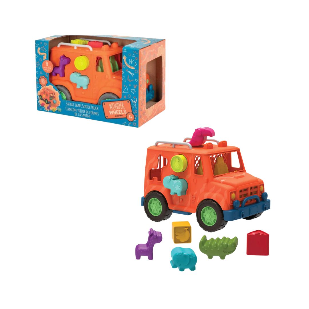 BATTAT BT1029Z Zoo Puzzle Car Model Toy