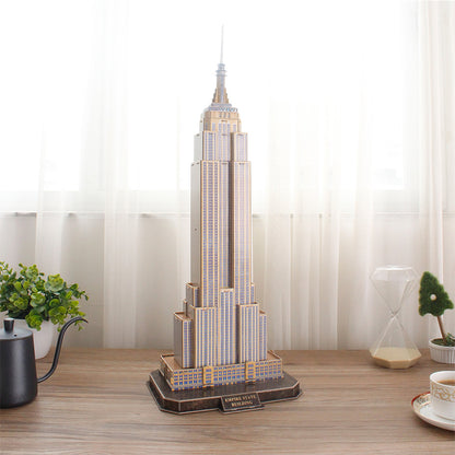 Nat Geo 3D puzzle children's toy: Empire State Building PUZZLES DS0977H