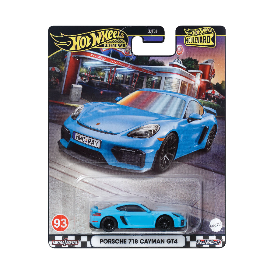 Siêu xe  BOULEVARD - PORSCHE CAYMAN GT4 HOT WHEELS GJT68