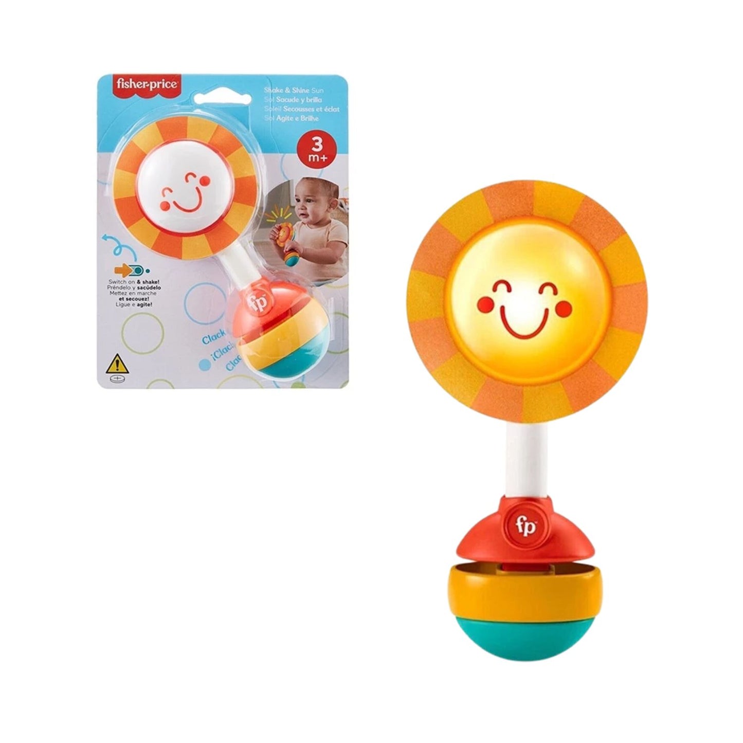 Lục lạc mặt trời phát sáng FISHER PRICE MATTEL HBP47