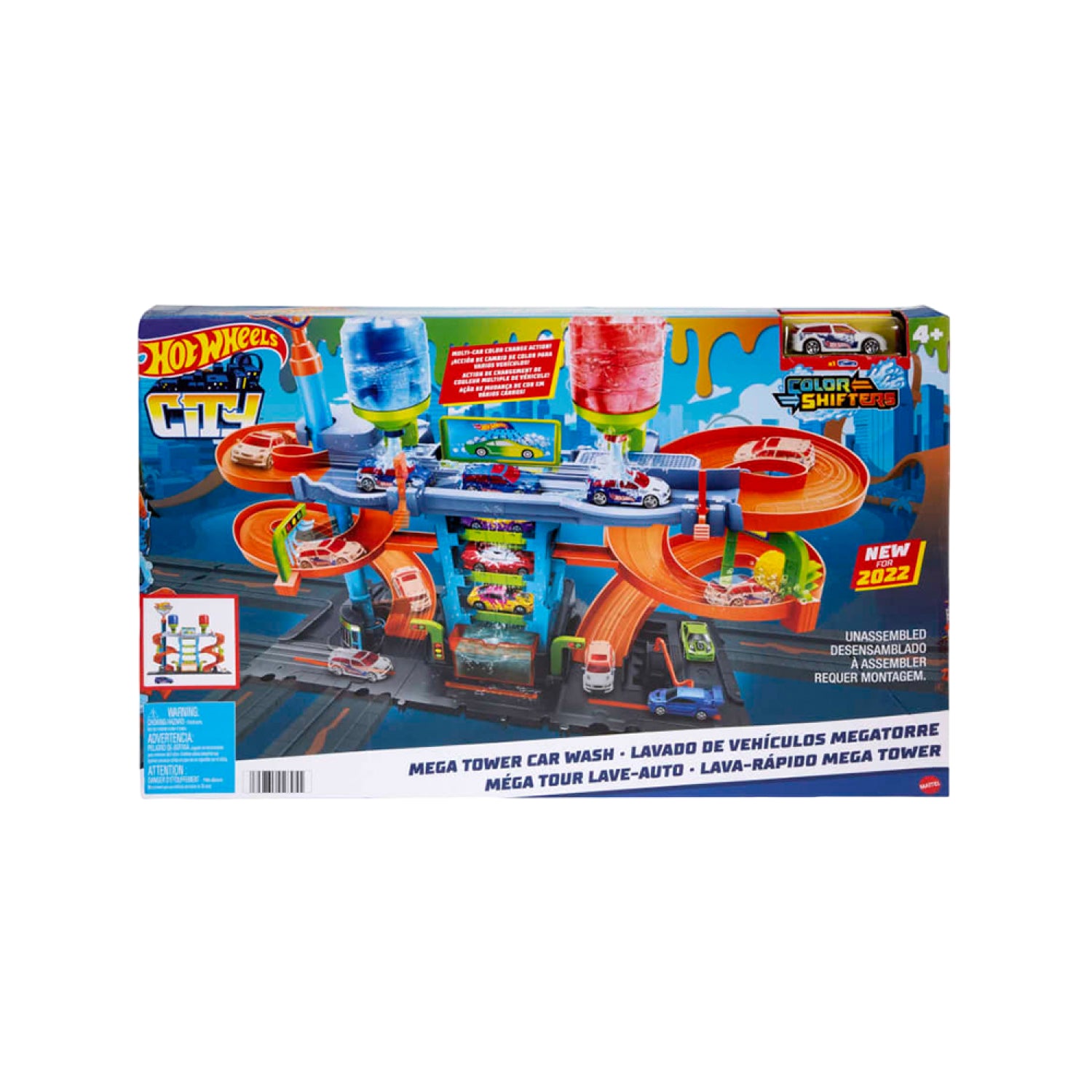 Trạm Rửa Xe Mega Hot Wheels City Hot Wheels Hdp05