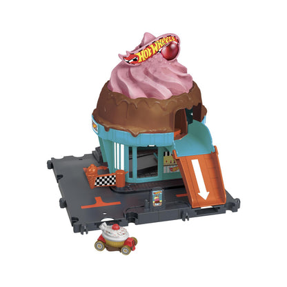 Pink Chocolate Ice Cream Shop Hot Wheels City HOT WHEELS HDR24