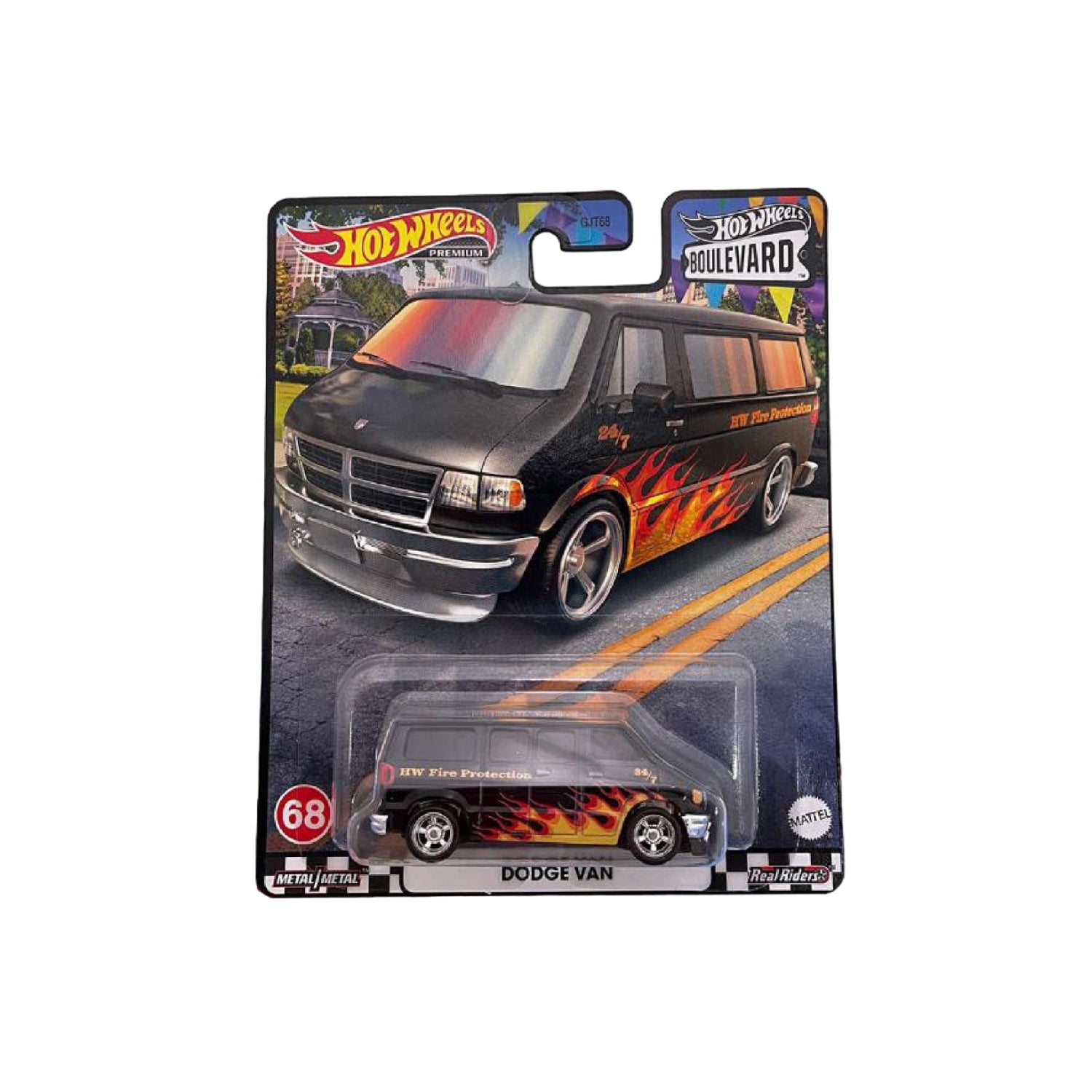 Siêu Xe Boulevard Dodge Van Hot Wheels Gjt68