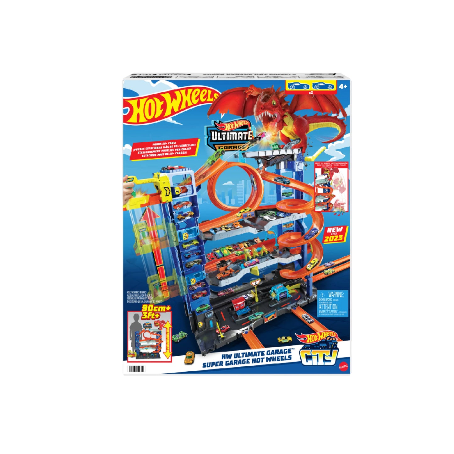 Trạm siêu xe tuyệt đỉnh Hỏa Long Hot Wheels HOT WHEELS HKX48