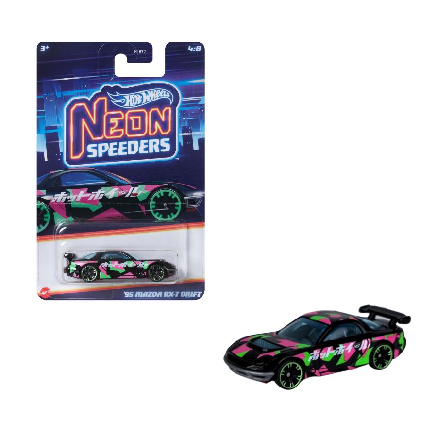 Siêu xe Neon Speeders - 95 MAZDA RX-7 DRIFT HOT WHEELS HLH72