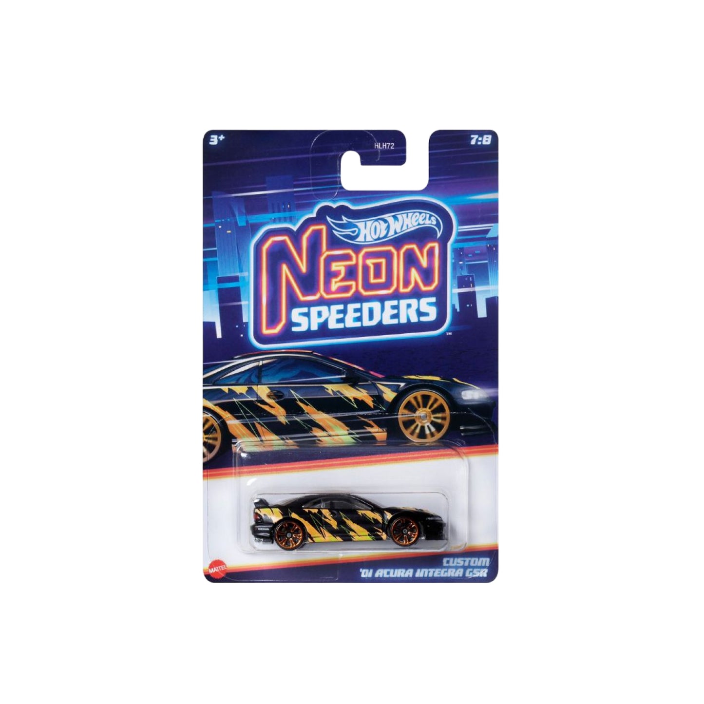 Siêu xe Neon Speeders - CUSTOM '01 ACURA INTEGRA GSR HOT WHEELS HLH72