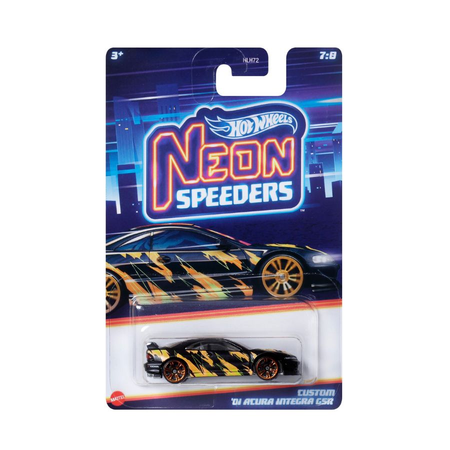 Siêu xe Neon Speeders - CUSTOM '01 ACURA INTEGRA GSR HOT WHEELS HLH72